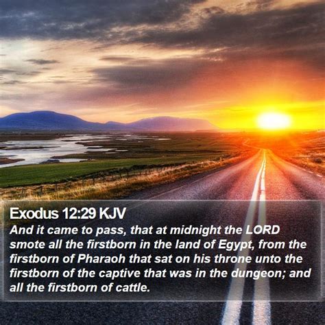 (<b>12</b>-18)1-8 A solemn covenant was made between God and Israel. . Kjv exodus 12